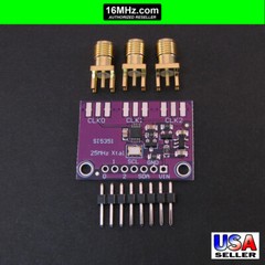 Si5351A Clock Generator Breakout Board 8KHz~160MHz Arduino 3.3v 5v G21