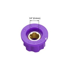 6.4mm Shaft Hole Potentiometer Control Rotary Knobs Effect Pedal Knobs Purple