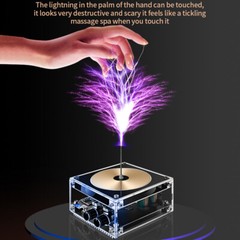 Bluetooth Compatible Music Tesla Coil AC110-240V 120W Tesla Coil 10CM Touchable