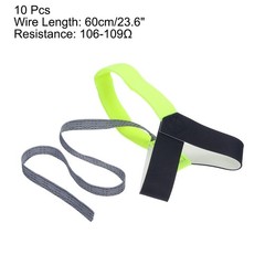 10 Pack Yellow ESD Anti Static Foot Heel Straps Adjustable,Fluorescent