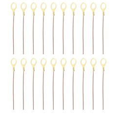 8 Inch Bare Copper Wire-Copper Grounding Lugs 20 Pcs Copper Cables with Lug