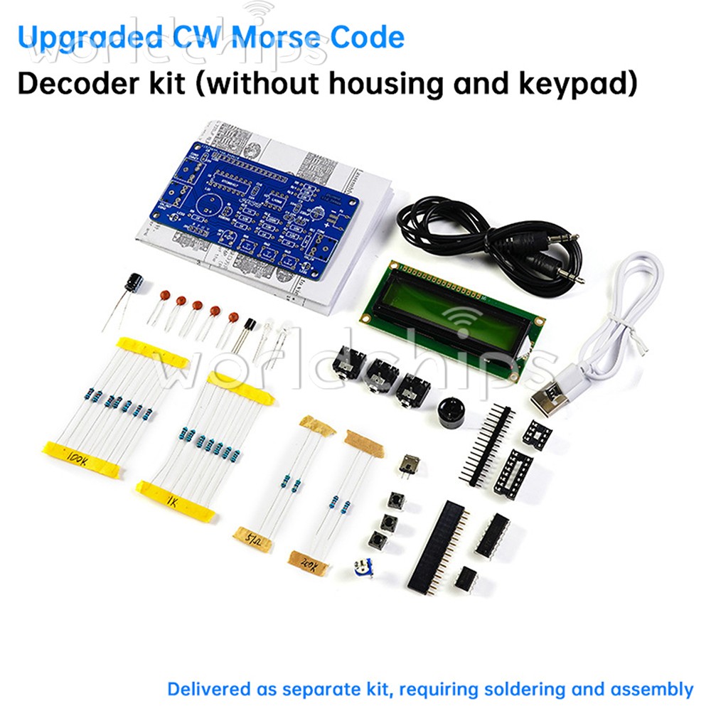 DC 5V CW Morse Code Decoder Circuit Board Welding Practice DIY Electronic Kit