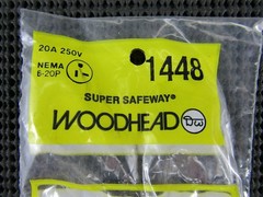 Woodhead Molex 1448 20A 250V Nema 6-20P Super Safeway Plug – Factory Sealed