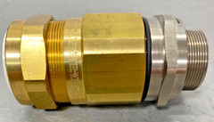 M40 Armored Cable Gland BS6121, Brass