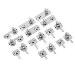 1 Set Battery Contact Batteries Metal Spring Battery Spring Contact Plate for