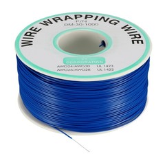 Wrapping Wire Tin Plated Copper Wire P/N DM-30-1000 30 AWG 250M Length Blue