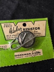 workman electronics globar resistor model fr922