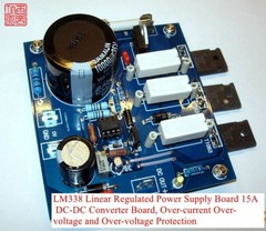 LM338 Linear Regulated Power Supply Board 15A DC-DC Converter Board*