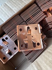 🔴(QTY 4) Harger HRG A262 CU Copper Adhesive Cable Holder‼️