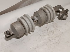 Porcelain high-voltage electrical insulator, 45 Ft/Lb, 6-3/0 ACSR, 6-4/0 AL