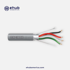 Genesis 22041109 22/4 Stranded Shielded Cable Gray 1,000 ft Box