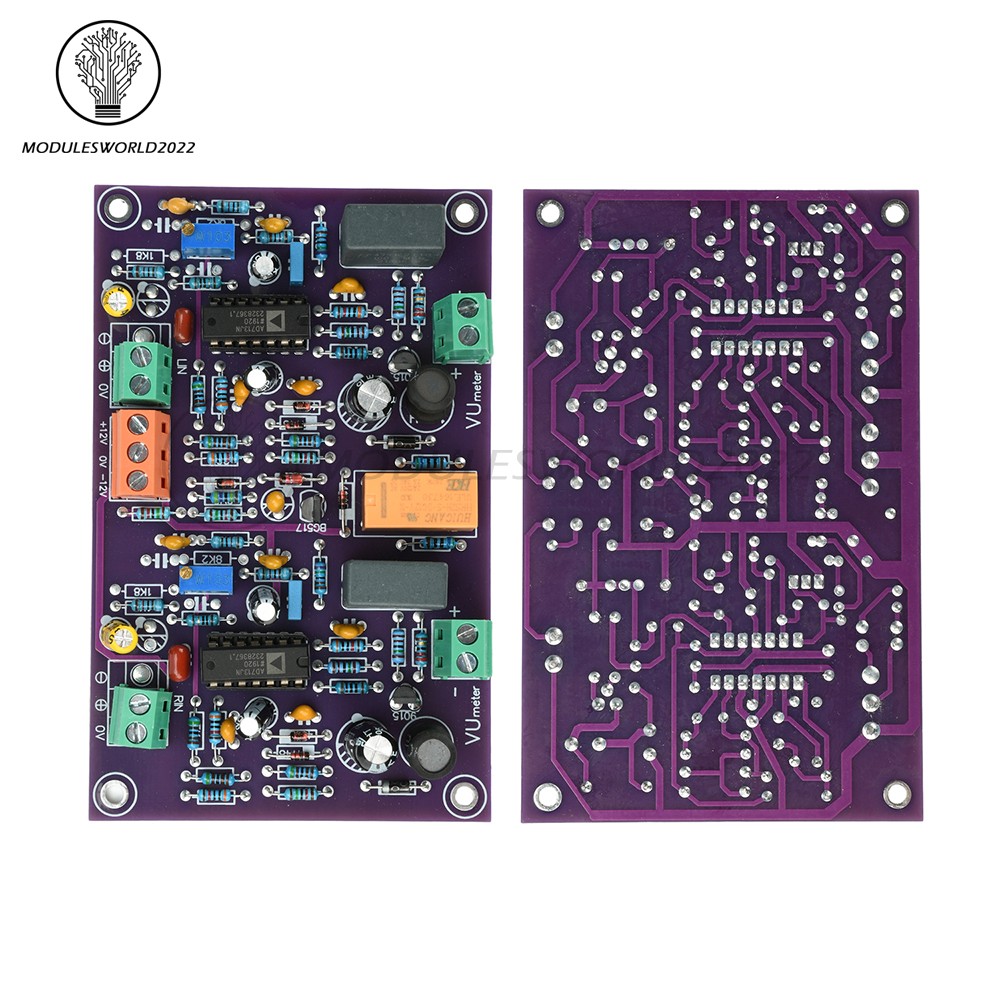 DC12-15V Positive&Negative Power Supply Professional VU Meter Head Driver Board