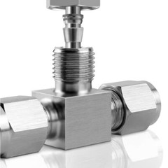 Stainless Steel Pneumatic Fitting Tee Equal Connector Φ4mm-Φ16mm Double Ferrules