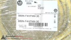 ALLEN BRADLEY 889N-F4HFNM-30, MINI CABLE / PATCHCORD, NEW* #285471