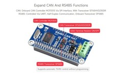 Waveshare 3.3V RS485 CAN HAT for Raspberry Pi Allows Stable Long-Distance