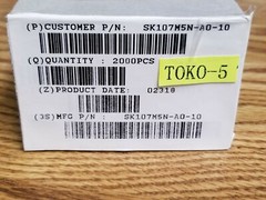 (5 PCS) SK107M5N-AO-10 FM Ceramic Filter TOKO *US STOCK*
