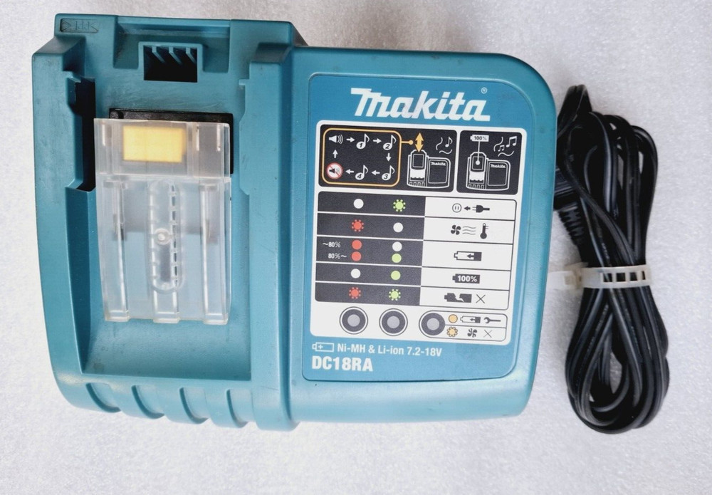 MAKITA DC18RA NI-MH &LI-ION RAPID BATTERY CORDLESS FAST CHARGER UNIT FOR MAKITA