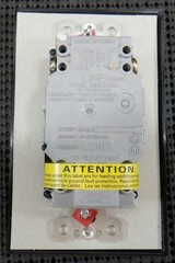 Pass & Seymour 1594-BK 15A 125V GFCI Black Duplex Receptacle Trip Indicator