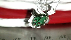 25 FT M27500-14RE3N06 4Awg White Power Cable 3/C 14Awg Green Twisted 19/27 600V