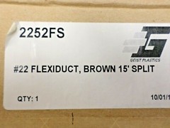 15-Feet Brown Flexible Floor Cord Guard Protects Hoses Cables Wires Heavy Duty