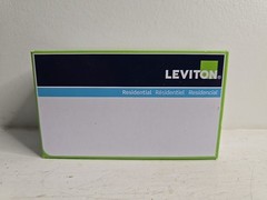 Leviton 688-W, 125 V, 15A, NEMA 5-15R, White, Clock Hanger Receptacle New