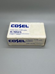 COSEL POWER SUPPLY R25U-5, 5V 5A, AC100-120V, 0.70A 50-60 HZ, R/RR SERIES R/RR25