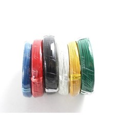 RV PVC Electric Single Core Wire Multiple Strands Copper Cable 0.3mm² 0.5mm²