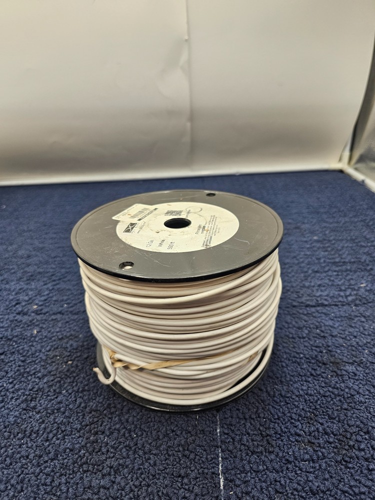 Del City 1112502 Primary Wire General Purpose Thermoplastic White 12 Ga, 60V