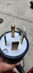 Cam Lock 4/0 Hubbell 600V 4ft Power Feeder Cable Mini Camlocks Low Temp Flex