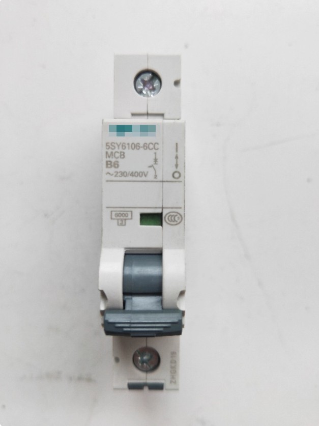 1pc new for miniature circuit breaker 5SY6106-6CC MCB B6 1P 6A