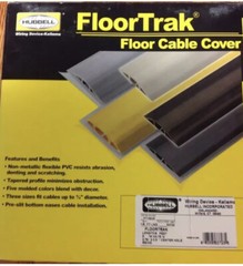 3 – Boxes – HUBBEL FLOORTRAK 5ft BEIGE CABLE FLOOR COVER NEW !!