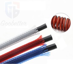 3/4/6mm Braided Cable Sleeving PET Expandable Wire Sheath Electrics Wire Harne