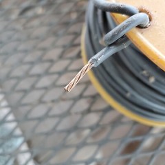  PRIMARY 12 GAUGE  COPPER STRANDED BLACK WIRE  APROX.150′ 