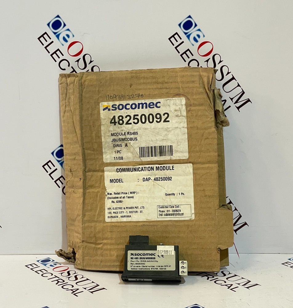SOCOMEC A40/A41 48250092 JBUS/MODBUS COMMUNICATION MODULE FOR DIRIS