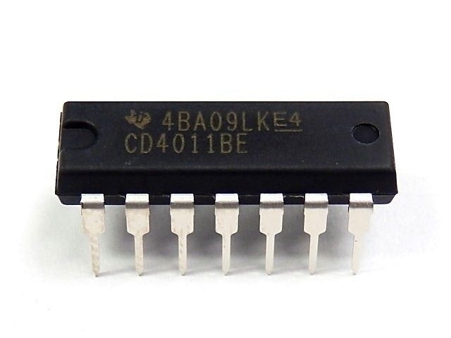 5PCS CD4011BE CD4011 – CMOS Quad 2-Input NAND Gate – New IC