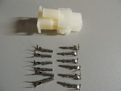 2 pks 6 Pins Male Female DOWPAK B5103- .084 Molex Type Power Connectors