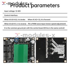 H-bridge 100A DC Motor Drive Module High Power Motor Speed Control 2 Channel DIY