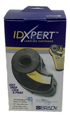 BRADY IDXPERT Black on Yellow Labeling Cartridge XPS-187-CONT-YL-BK .187” Dia 8