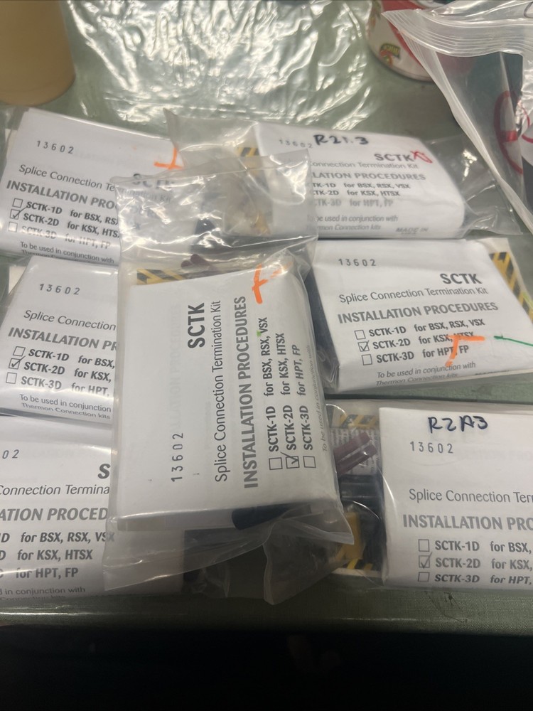7–NEW IN PKG THERMON SCTK-2D SPLICE CONNECTION TERMINATION KIT
