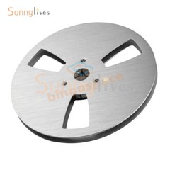 7 inch Blank Tape Reel Replacement Open Reel Cassette Aluminum Empty Disk
