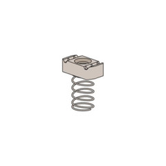 Wesanco B2-8EG, 1/2″-13 TPI, Channel Nut with Standard Spring, 1 pc