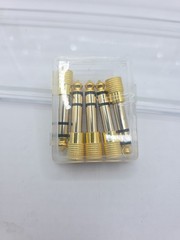 Gold 3.5mm Female to 6.5mm Male Stereo Jack Adapter x 5pcs. (L8)