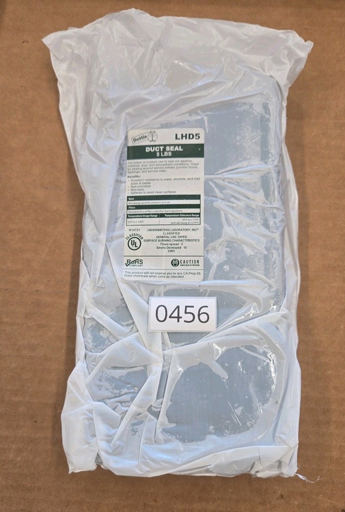 Electrical Duct Seal Compound, Model LHD5,Non-Toxic,Waterproof-5 Lbs Pack/Dottie