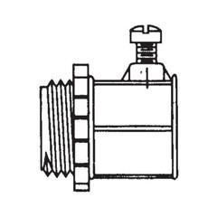 SEPCO 1112E1, EMT Conduit Connector, 3-1/2″, Die-Cast, Set Screw, 1pc