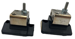 Buss BH-0121 Fuseblocks 1 Pair of Modular Fuseblocks 100A 700V 1/4 Stud Size New