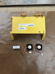 FANUC Control Board Yellow Housing Cover w/ Dual Nidec Cooling Fans & PCB
