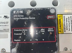 EATON SPD100208Y2A SPD SERIES SURGE PROTECTIVE DEVICE SCCR:200kA, 480V60H 100kA