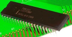 2pcs P80C321 DIP-40 CMOS SINGLE CHIP MICROCONTROLLER RH