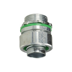 L.H. Dottie SL150, Liquidtight Connector, 1-1/2In Steel Straight, 1 PC