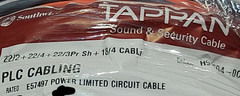 Southwire 18/4C+22/3P+22/4C+22/2C Unjacketed Access Control Cable CMP /50ft
